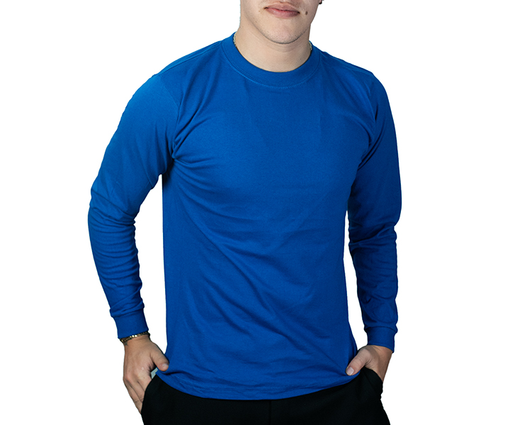 Camibuso Unicolor Azul Rey - 222